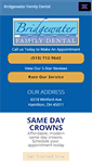 Mobile Screenshot of bridgewaterfamilydental.com