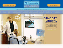 Tablet Screenshot of bridgewaterfamilydental.com